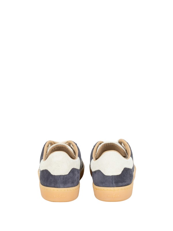 Hogan Women's Blue Leather Sneakers