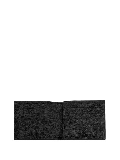 Portafoglio Bifold in Pelle di Vitello con Logo Dolce&Gabbana