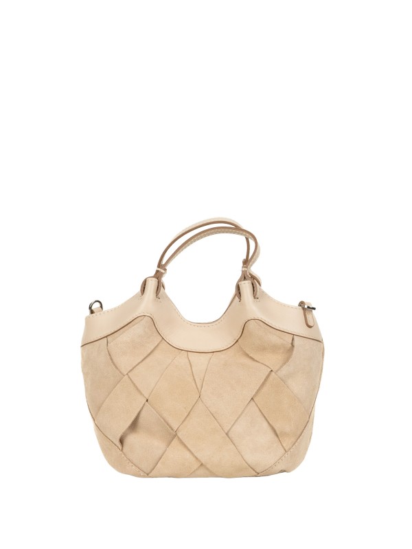 Borsa Gianni Chiarini Dua in Camoscio Beige