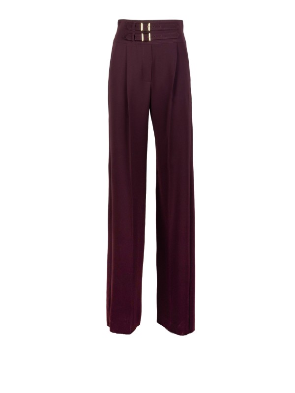 Marella Women's Acerbo Trousers in Garnet