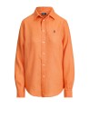 Polo Ralph Lauren Classic Fit Linen Shirt True Orange