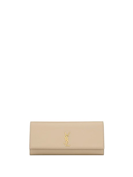 Clutch Kate in pelle Grain de Poudre - Saint Laurent