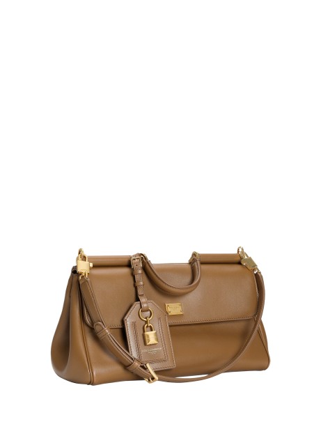 Medium My Sicily Handbag in Brown Plongé Calfskin 2