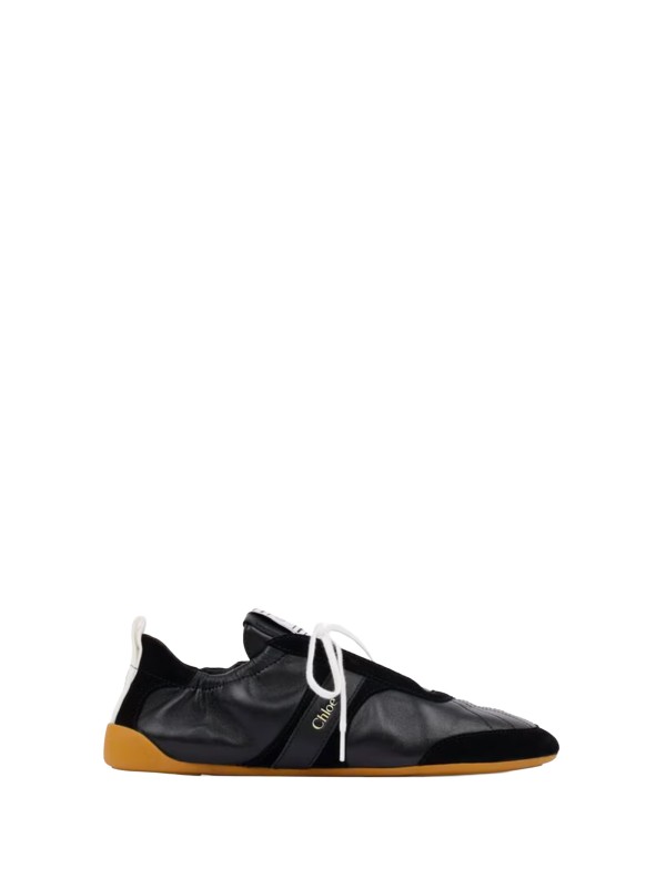 Sneaker Chloé Kick in Pelle Nera