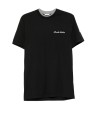 Moncler Women's Black Logo Embroidered T-Shirt