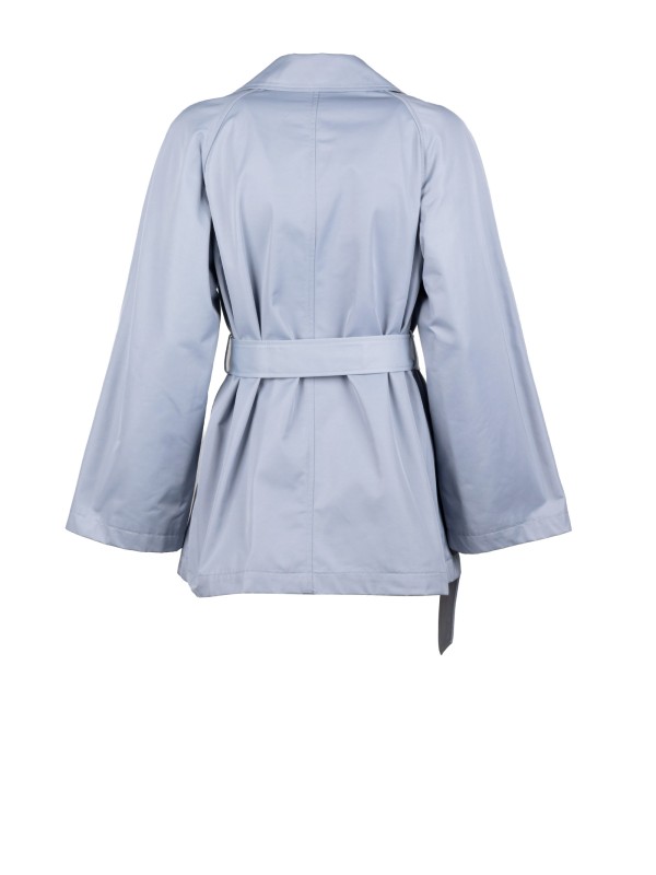 Marella Mllumido Light Blue Trench Coat