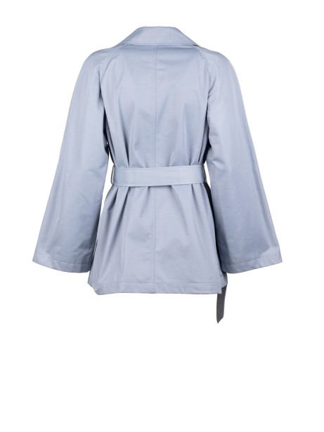 Trench in cotone tecnico Marella MLLUMIDO azzurro