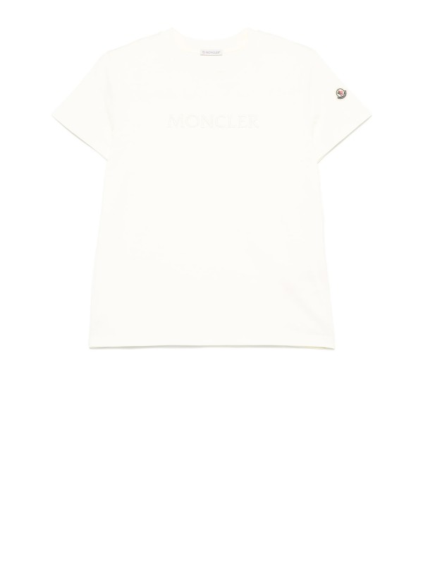 T-shirt Moncler Enfant con Stampa Logo - Abbigliamento Bambino