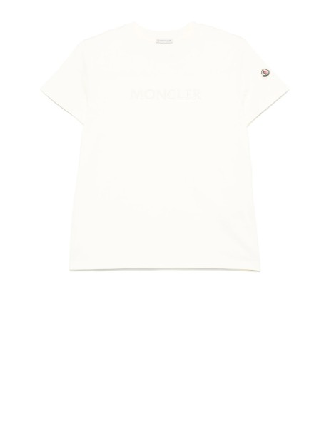 Moncler Enfant Logo-Printed Cotton T-Shirt