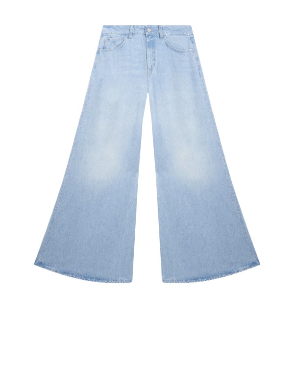 Dondup Amber Women's Wide-Leg Denim Pants