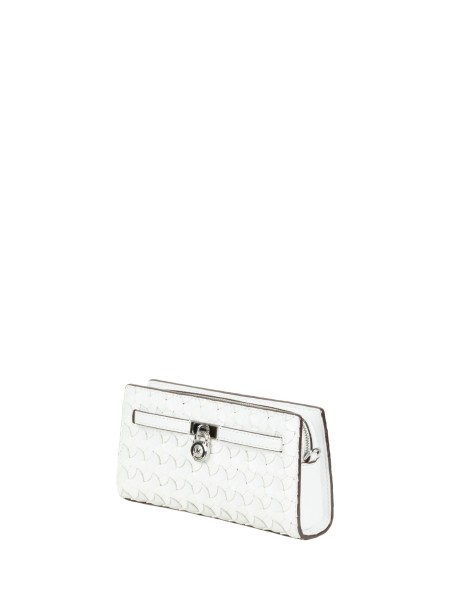 Borsetta a tracolla Hamilton Moderne extra-small in pelle bianca 2