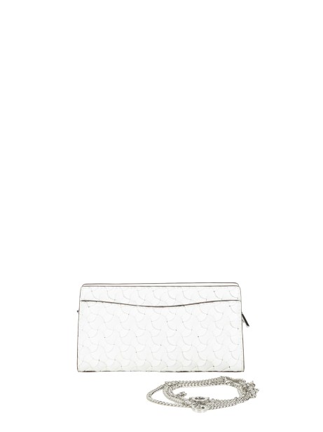 Borsetta a tracolla Hamilton Moderne extra-small in pelle bianca