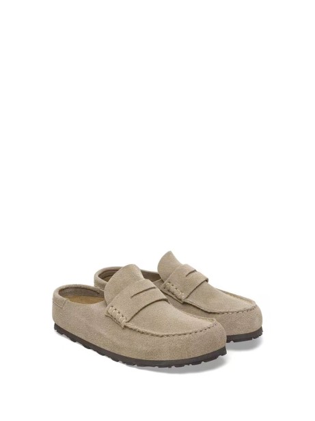 Birkenstock Naples Wrapped Pelle Scamosciata Taupe