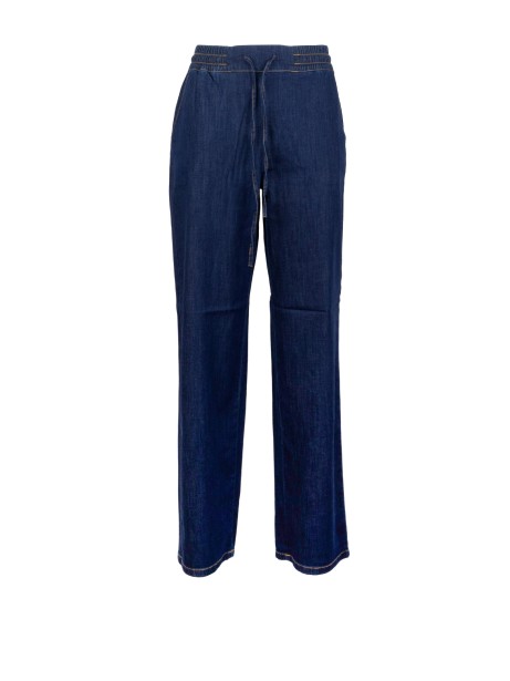 Emme Marella Women's Navy Blue Trousers