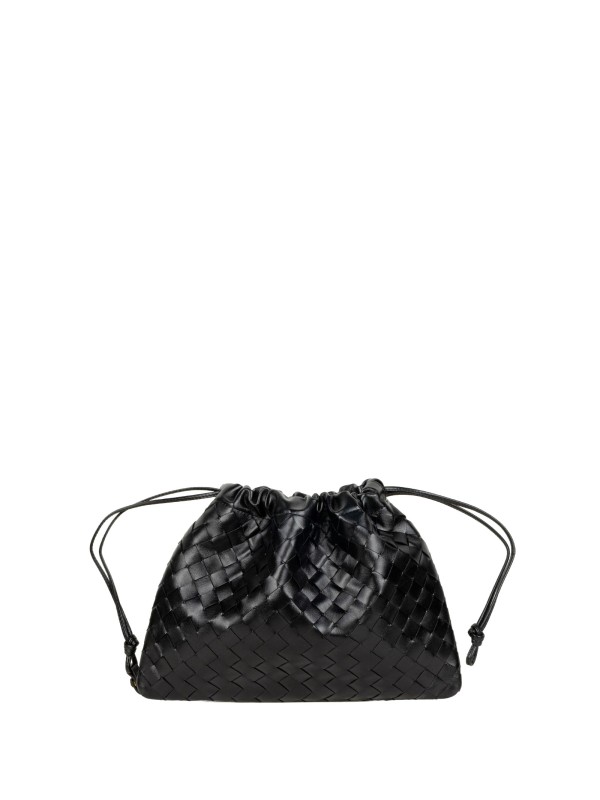 Dustbag in Pelle Nera di Bottega Veneta