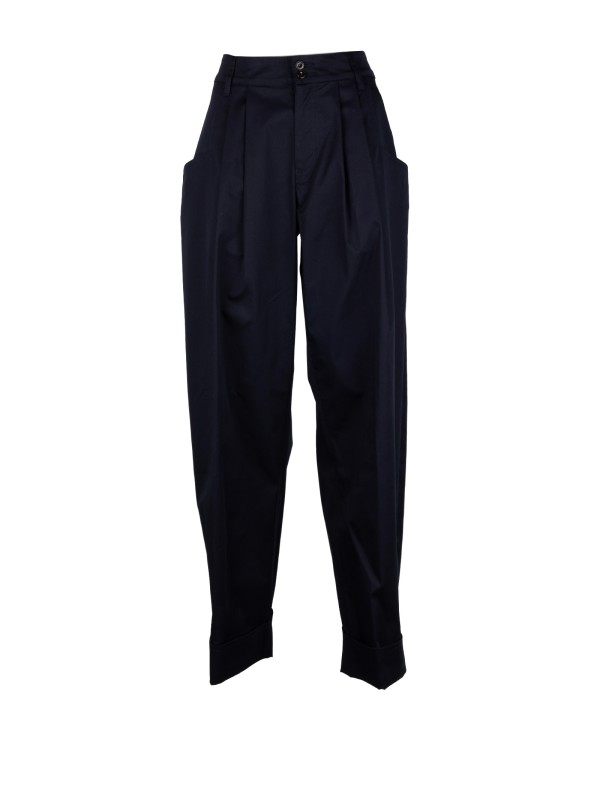 Jacquemus Pleated Wool Wide-Leg Pants