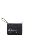 Pochette in Tessuto con Stampa Logo di Givenchy