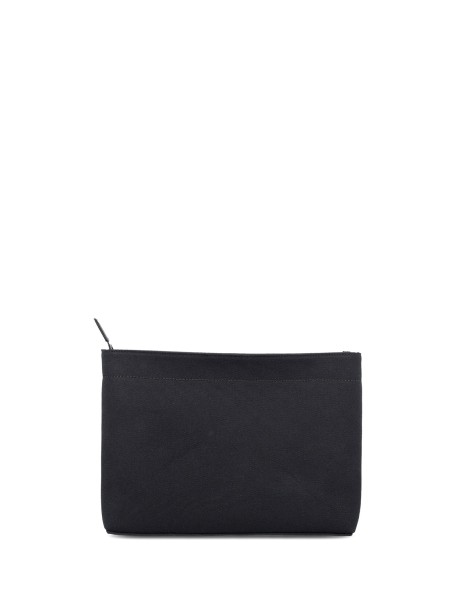 Givenchy Black Logo Print Fabric Pouch 2