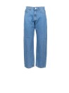 Gestuz High-Waisted Wide-Leg Jeans in Mid Blue Wash