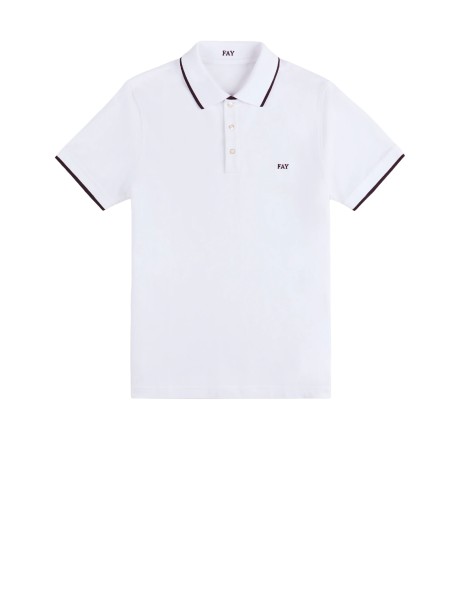 Polo con Ricamo Logo di Fay - Eleganza e Comfort