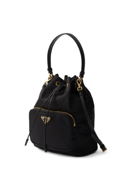 Borsa a secchiello Prada Duet in Re-Nylon