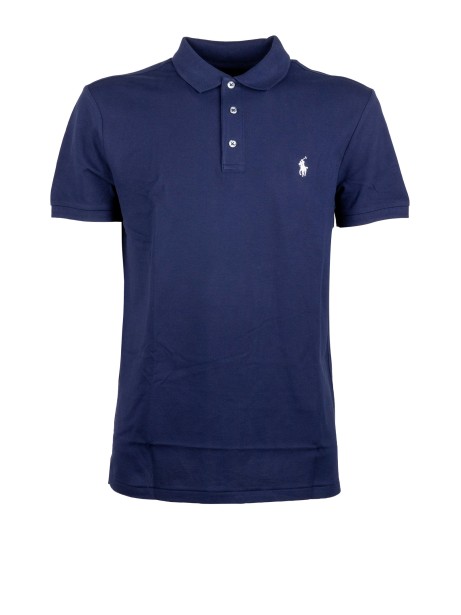 Polo Ralph Lauren Tailored Fit Performance Polo Shirt Refined Navy