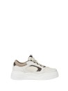 Fendi Force White Leather Low-Top Sneakers