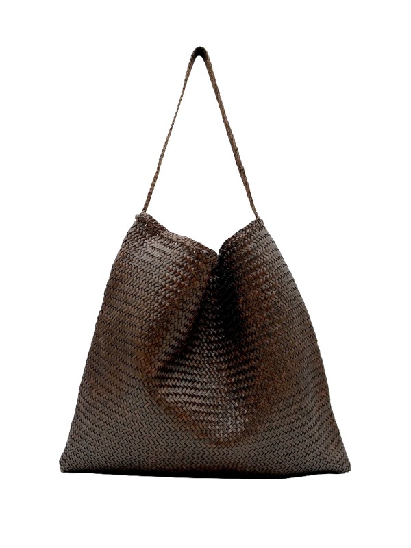 Dragon Diffusion Ars Tote Diagonal Square Tote in Dark Brown