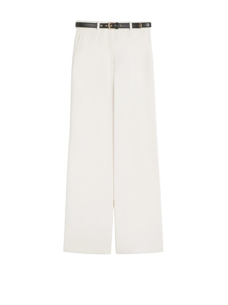 Pantalone Amico in Cady con Cintura Beige - Max Mara