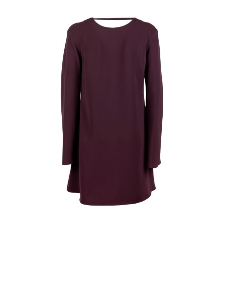 Abito svasato in cady bordeaux - Marella 2