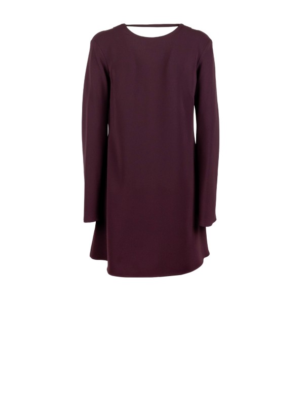 Abito svasato in cady bordeaux - Marella