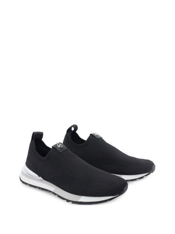 Michael Kors Women's Black Slip-On Sneakers