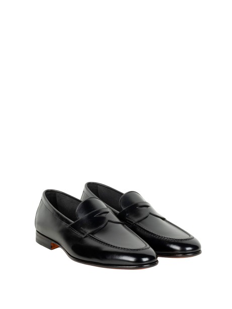 Church's Maesteg Black Leather Penny Loafers