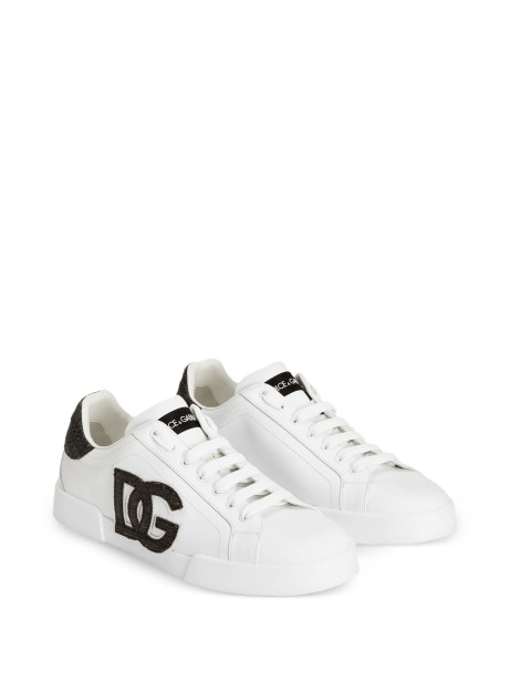 Dolce & Gabbana Portofino Light Strobel Leather Sneakers 2