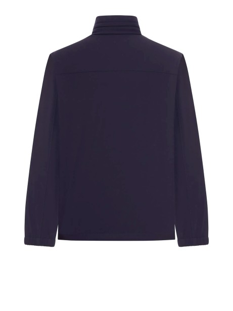 Fay Textured Lightweight Jacket - Dark Green