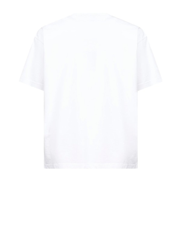 T-shirt Bianca in Cotone per Uomo di Stone Island