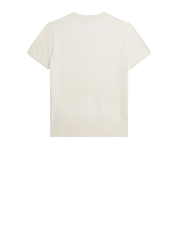 T-shirt Polo Ralph Lauren in cotone e lino con taschino