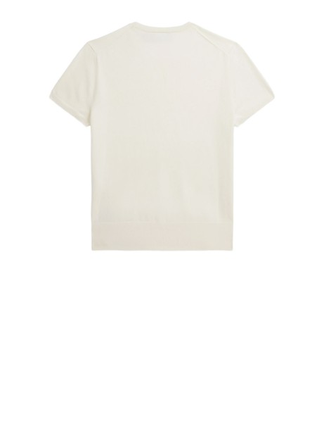 T-shirt Polo Ralph Lauren in cotone e lino con taschino