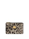 Dolce & Gabbana Leopard-Print Calfskin Card Holder