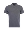 Polo in cotone Barbour con dettagli tartan