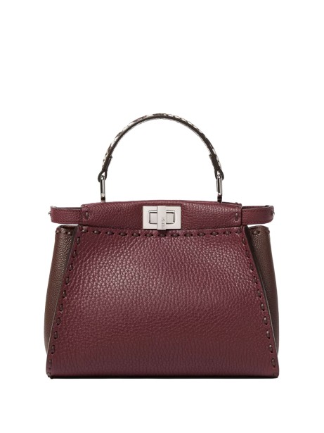 Fendi Peekaboo Mini Cuoio Romano Leather Bag