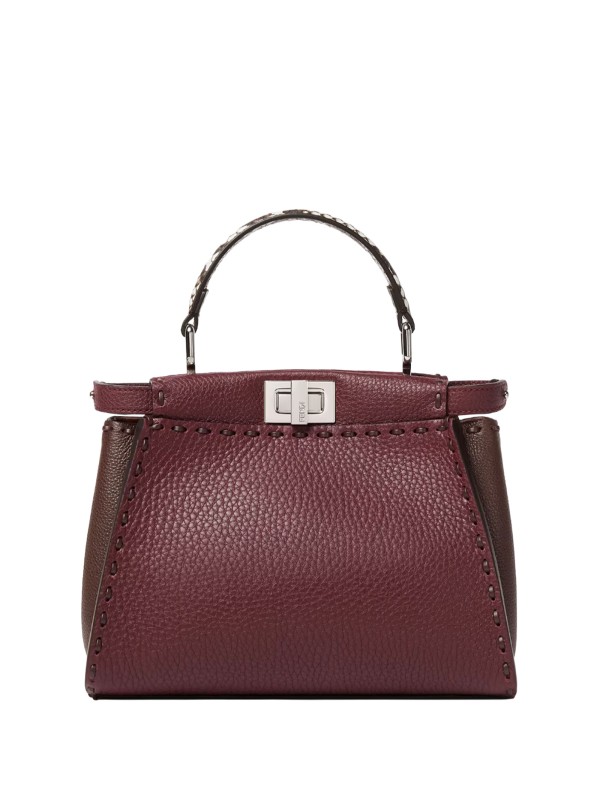 Fendi Peekaboo Mini Cuoio Romano Leather Bag