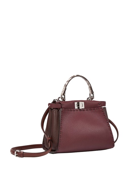 Fendi Peekaboo Mini Cuoio Romano Leather Bag 2