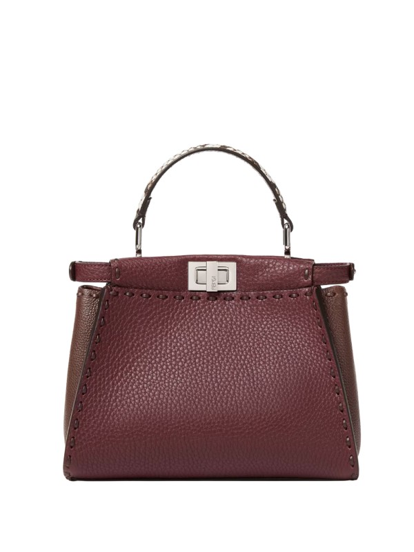 Fendi Peekaboo Mini Cuoio Romano Leather Bag