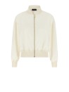 Bomber con inserto Fabiana Filippi Bianco - Eleganza e Comfort