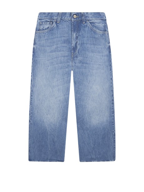 Dondup Amber High-Waisted Wide-Leg Jeans