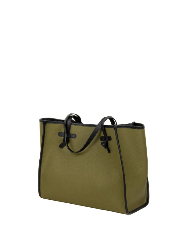 Gianni Chiarini Olive Green Leather Tote Bag