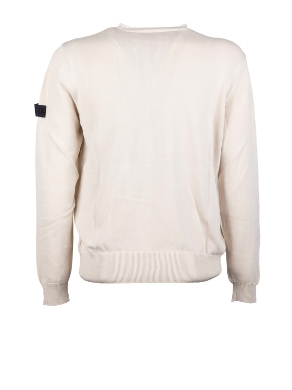 Peuterey Men's Sweater with Removable Logo Patch