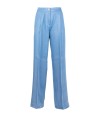 Wool Canvas Palazzo Pants - Elegant and Comfortable