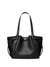 Borsa Tote Romy in Pelle Nera di Tory Burch